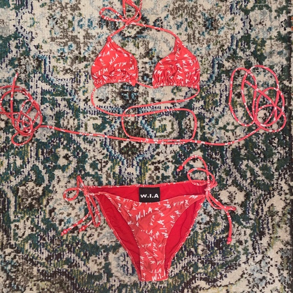 W.I.A collections red wrap bikini - Picture 10 of 11